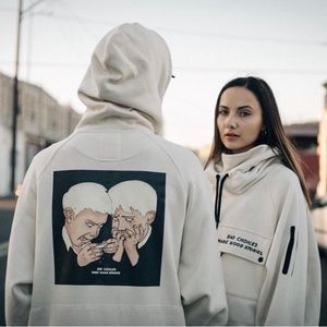 Nobaday snow oversized winter hoodie, for snowboard/ski, extra warm